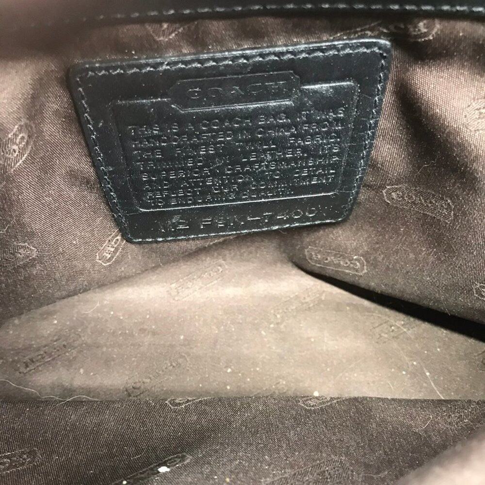 Coach Black Fabric Mini Purse - Picture 8 of 8